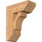 Ekena Millwork Westlake Slat Smooth Bracket w/ Offset Brace, Western Red Cedar, 7 1/2"W x 18"D x 22"H BKT0806X18X22WTL06SWR - alternate 1